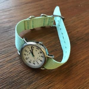 Mint Green Timex Watch